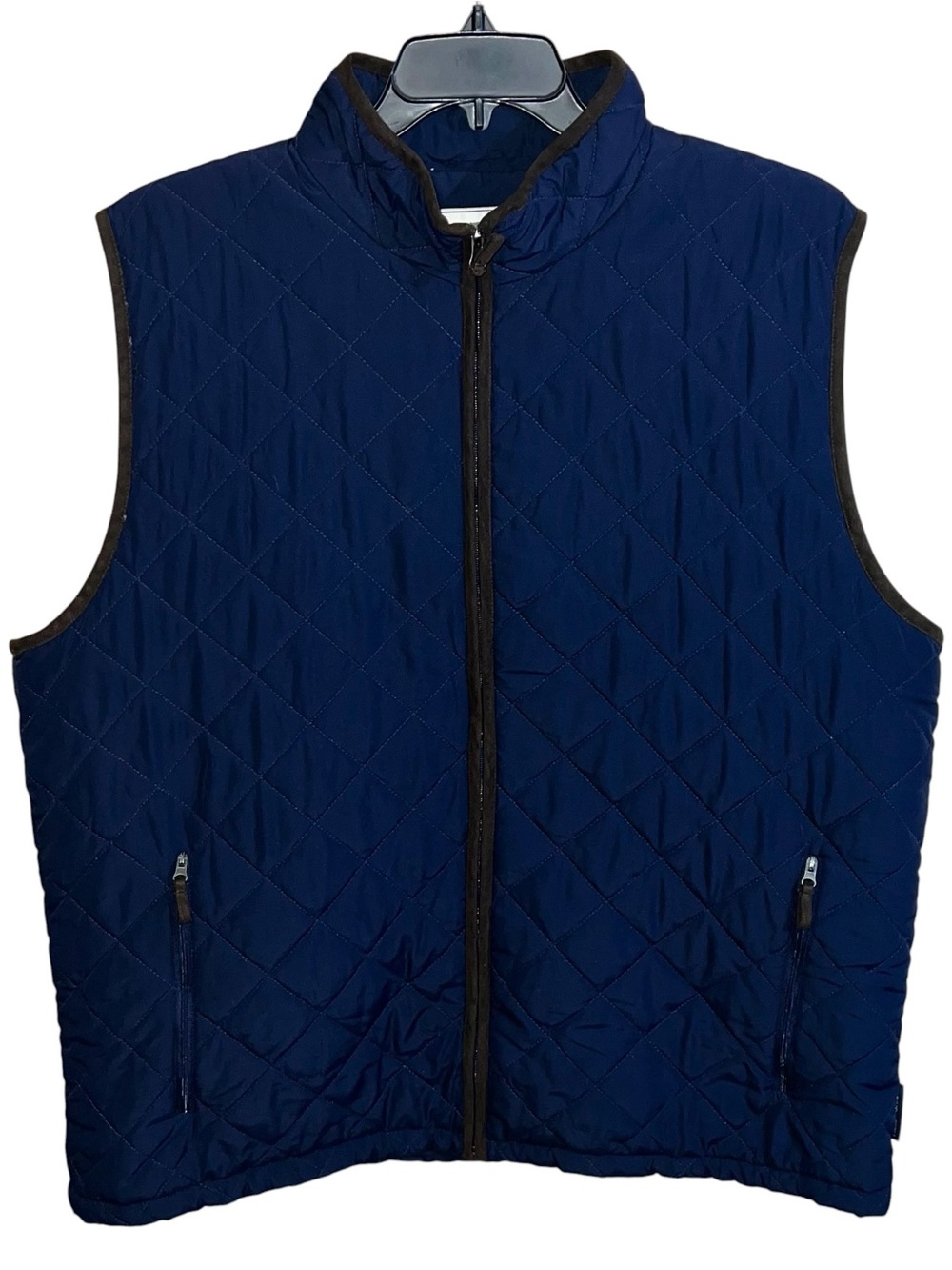 Field & Stream Sleeveless Fleece Quilted Vest Men’s XXL Navy Blue